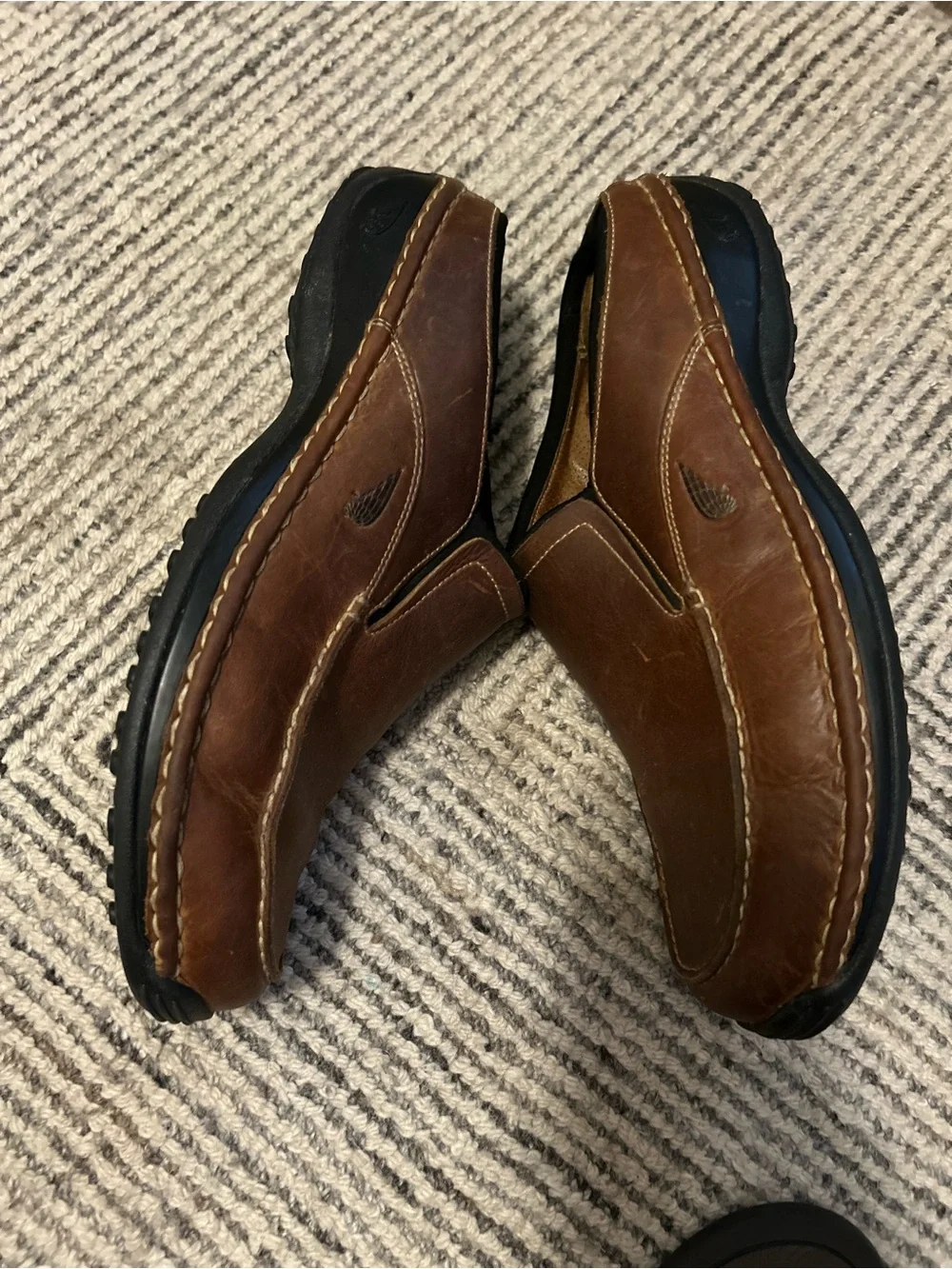 Red Wing Men's Brown Leather Slip-On Size 12 D Shoes Style 4787